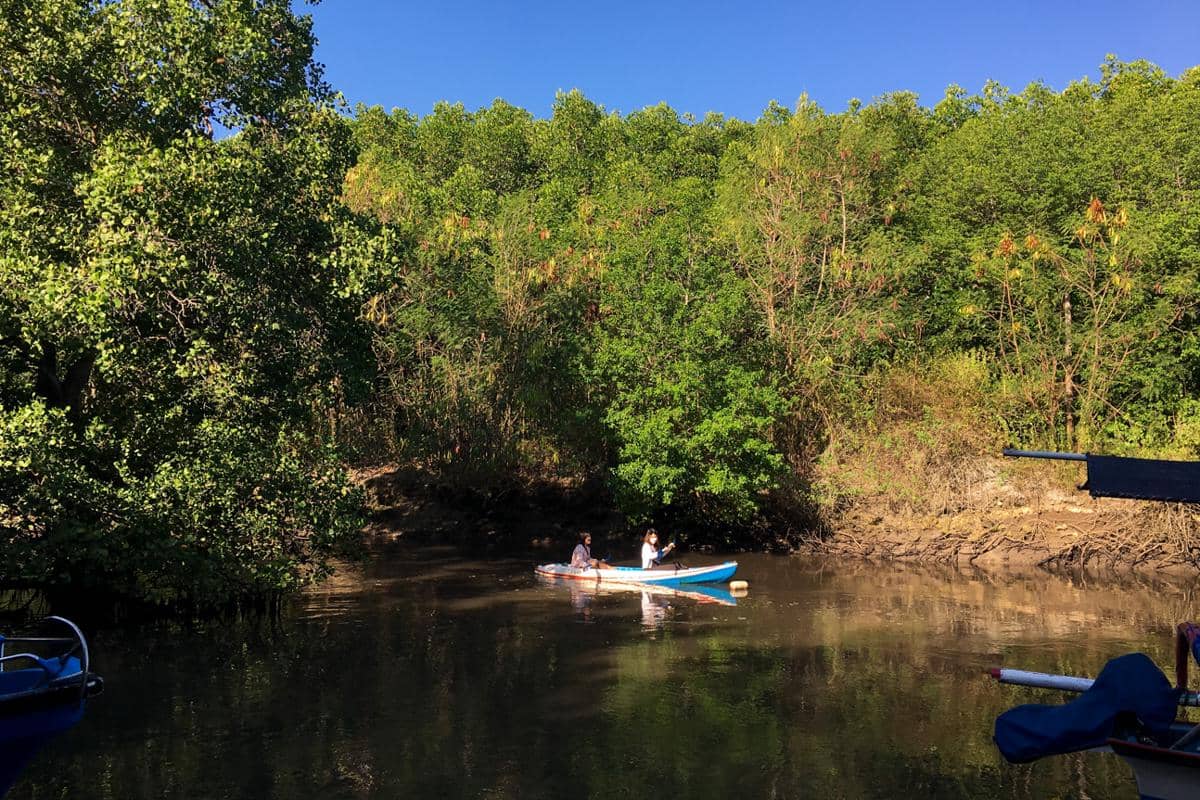 bermain kano di KUB Simbar Segara