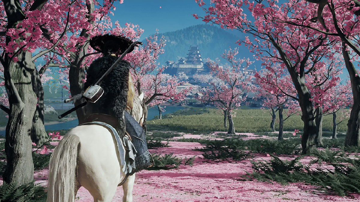 cuplikan gameplay Ghost of Yōtei