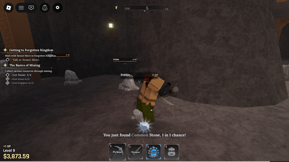 berhasil mendapatkan Stone