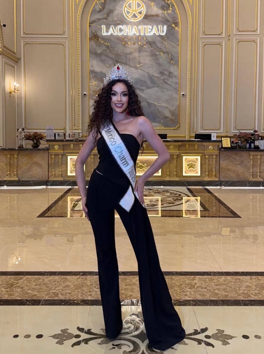 potret Francia Cortes, Miss Charm Meksiko 2025