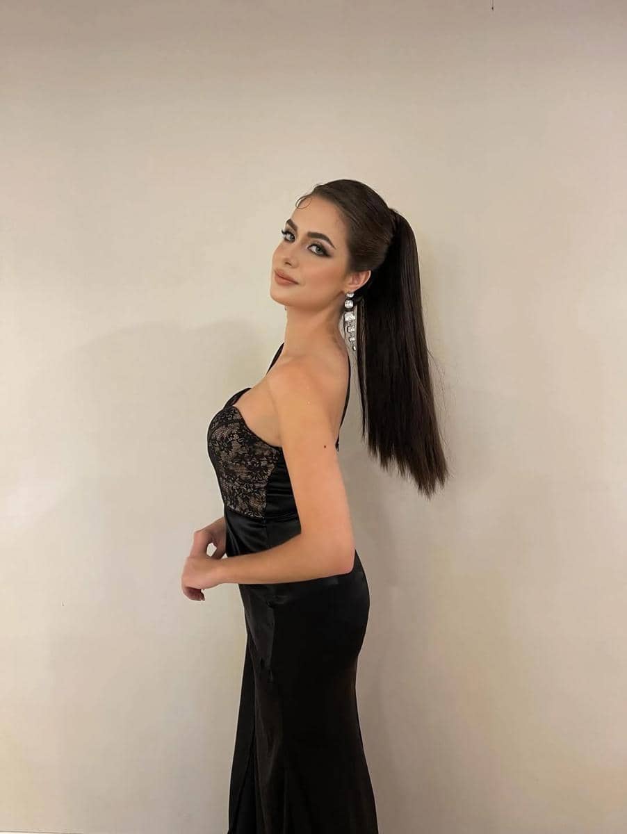 potret Juliana Lopes, Miss Charm Portugal 2025