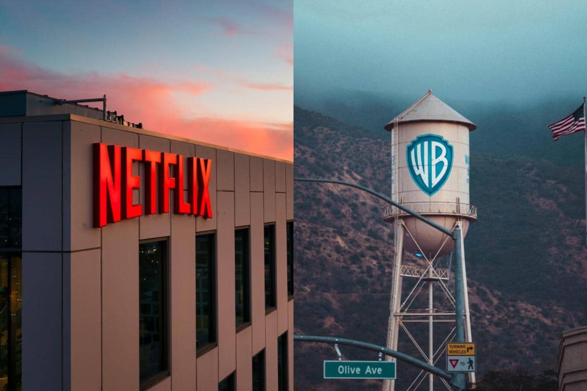 Ilustrasi Netflix dan Warner Bros