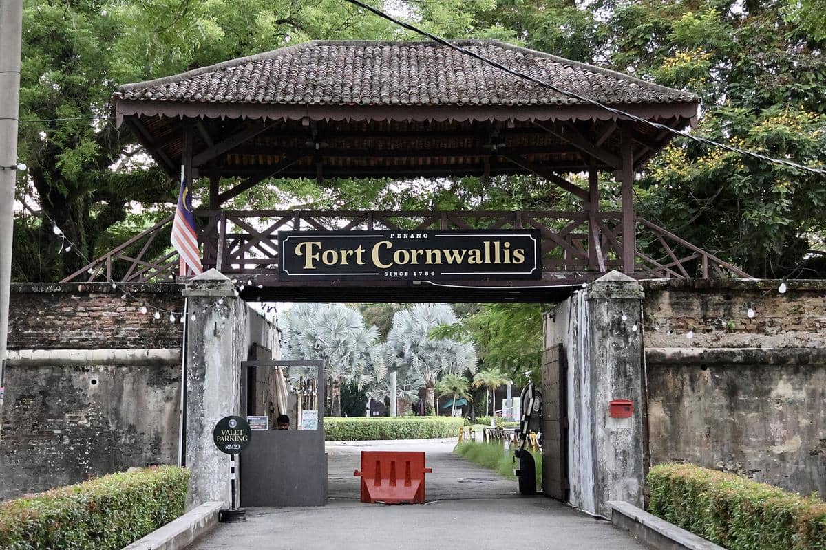 Potret Fort Cornwallis, Penang