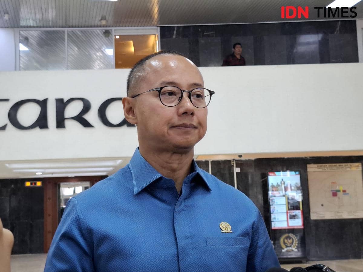 Wakil Ketua MPR RI Eddy Soeparno di Kompleks Parlemen, Jakarta. (IDN Times/Amir Faisol).