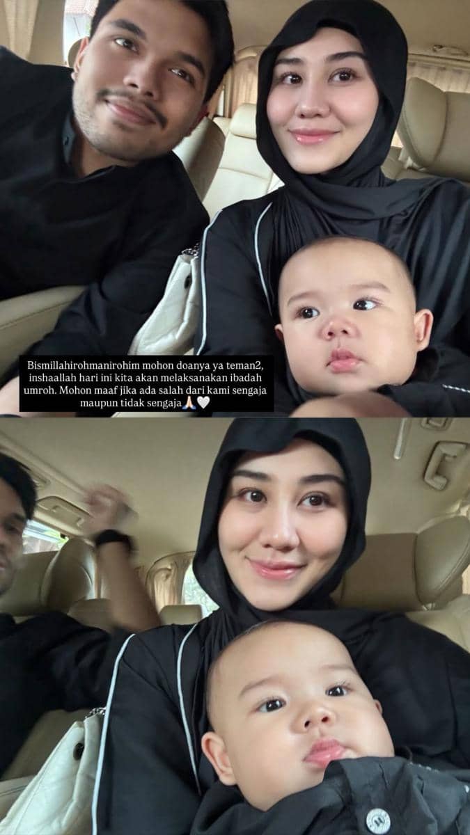 Thariq dan Aaliyah umrah