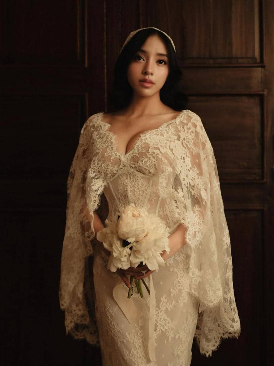 potret prewedding Amanda Zahra dan Adli