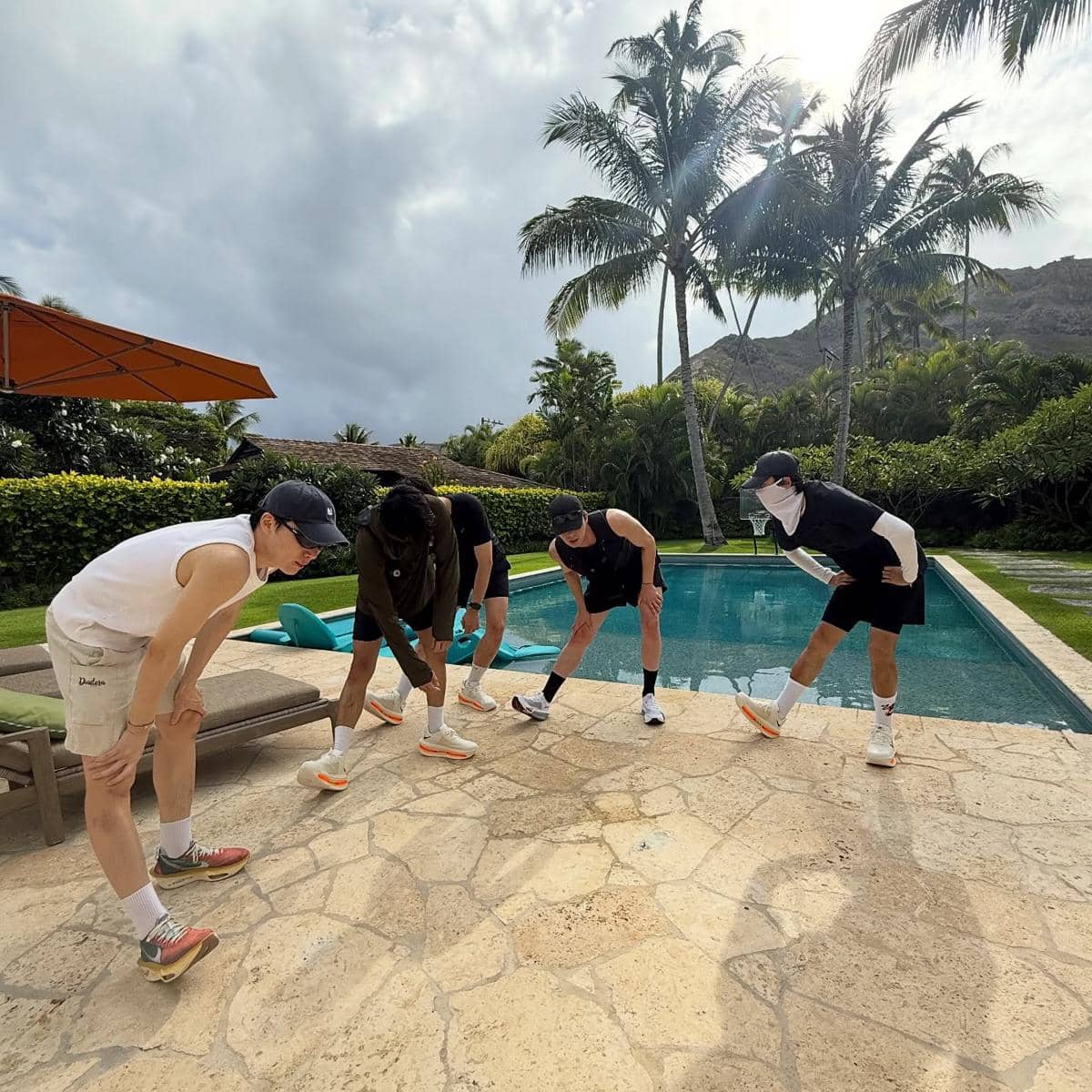 potret Wooga Squad dan kawan-kawan liburan di Hawaii (instagram.com/bn_sj2013)