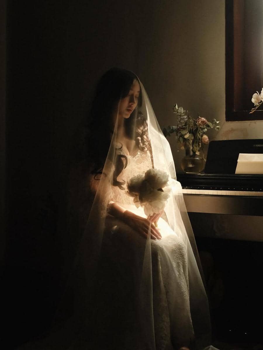 potret prewedding Amanda Zahra dan Adli