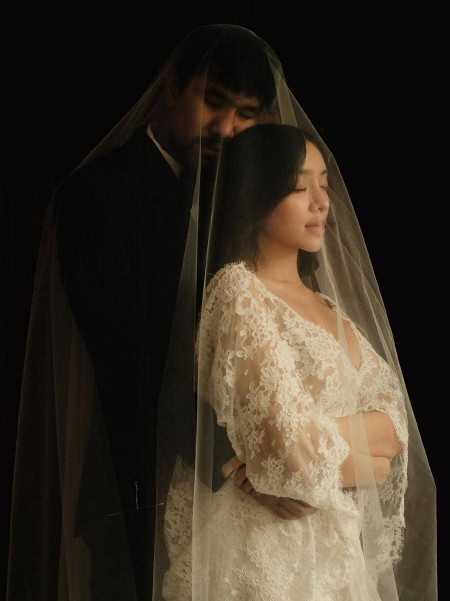 potret prewedding Amanda Zahra dan Adli