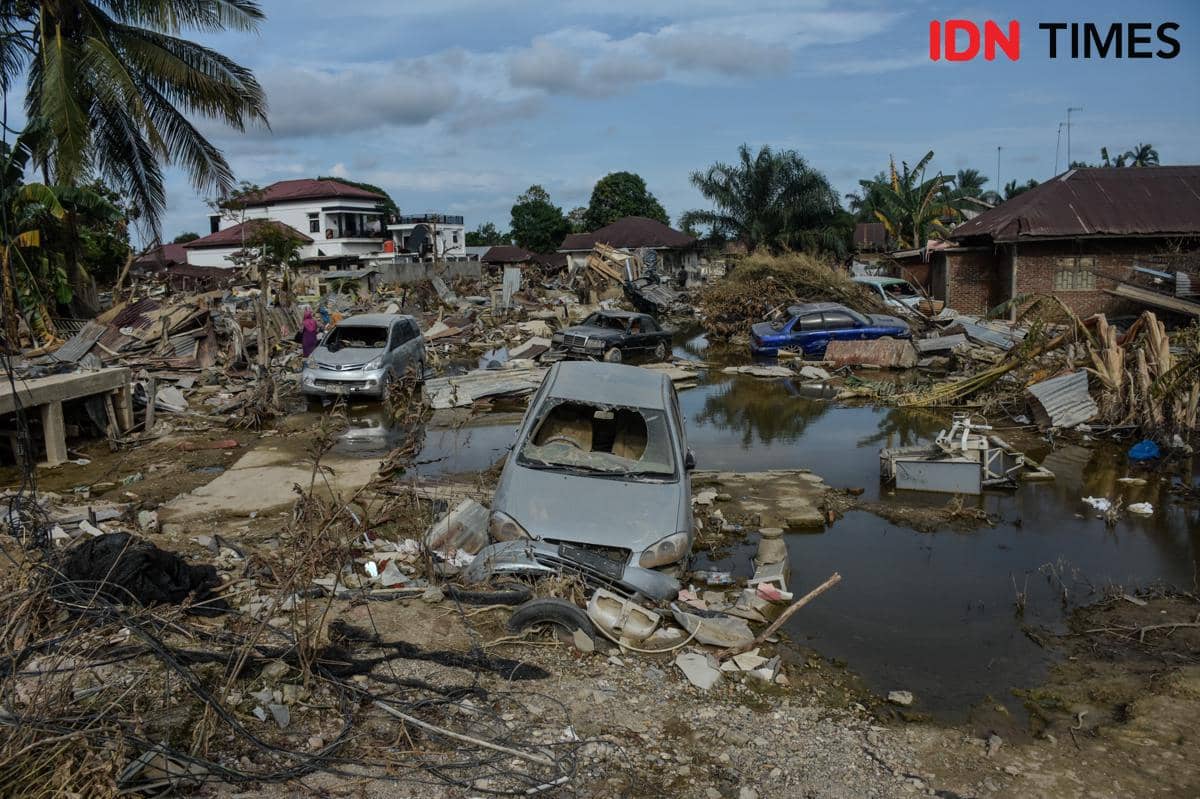 Kondisi pasca banjir di Aceh Tamiang