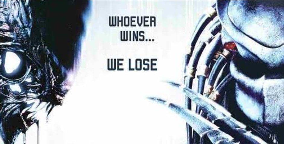 meme Netflix dan Paramount rebutan Warner Bros