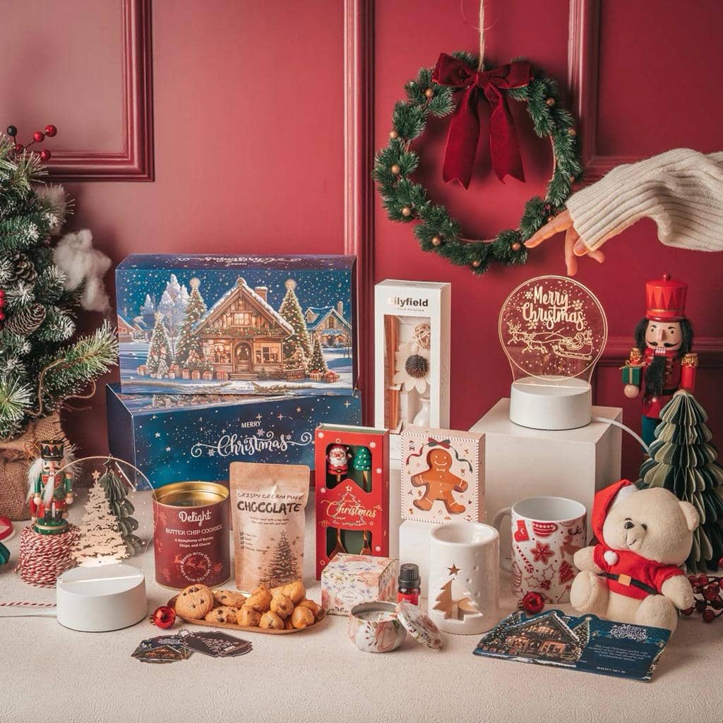 Ilustrasi hampers Natal (Shopee/Perfect Gift ID)