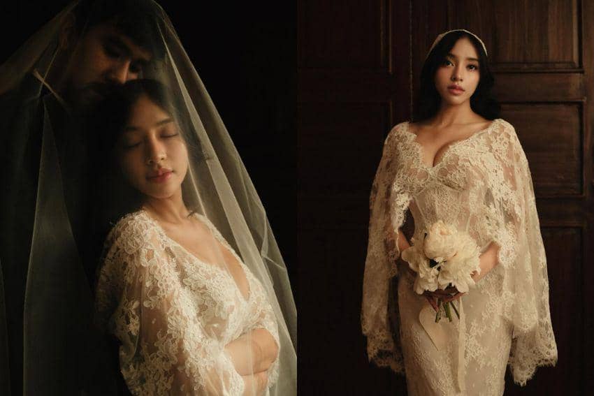 potret prewedding Amanda Zahra dan Adli