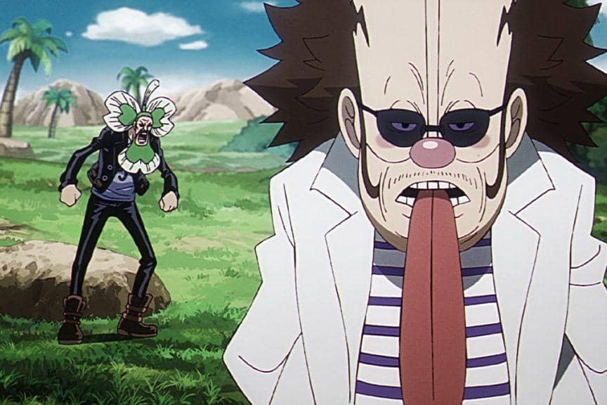 Vegapunk menolak ajakan Clover untuk meneliti Abad Kekosongan.