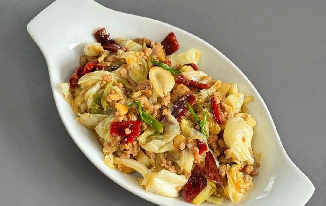 Tumis kubis dan tempe