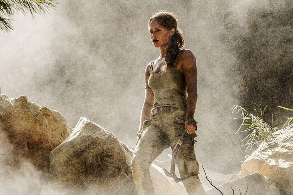 adegan dalam film Tomb Raider