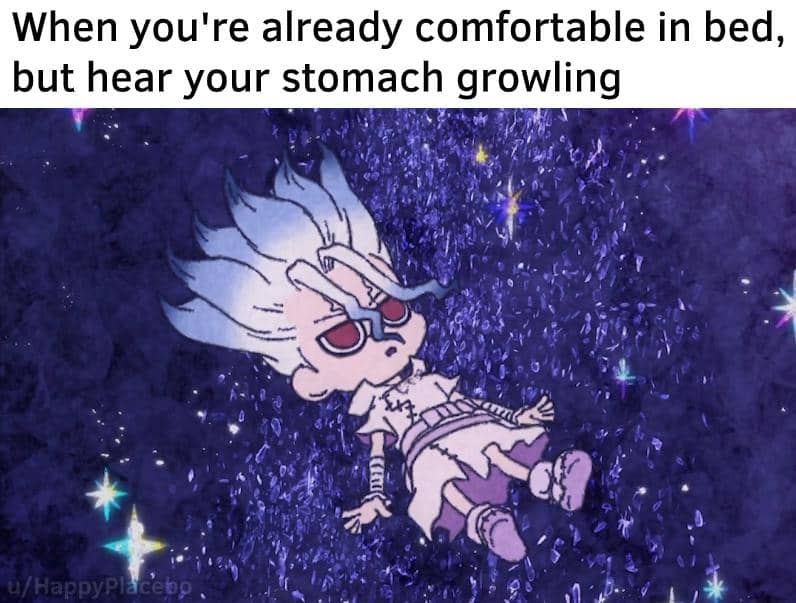 meme anime tentang perut