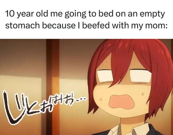 meme anime tentang perut