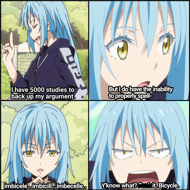 meme anime tentang sepeda