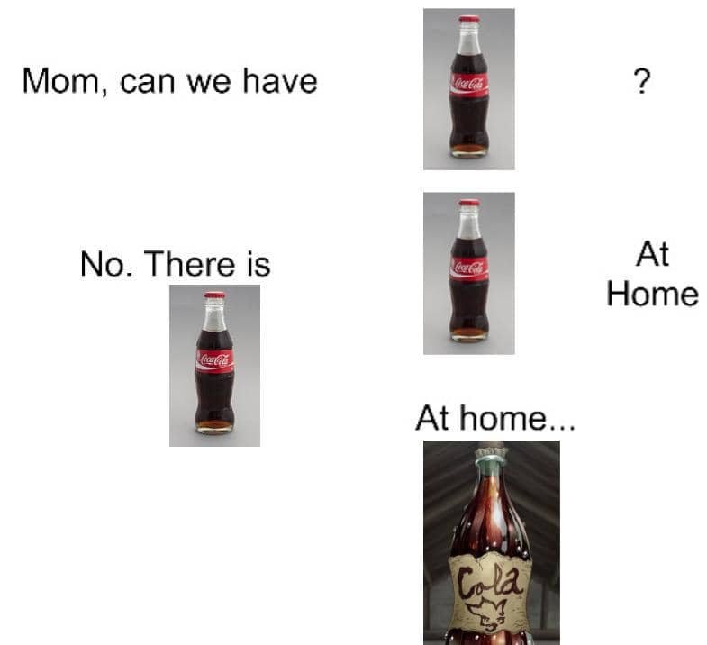 meme anime tentang minuman soda