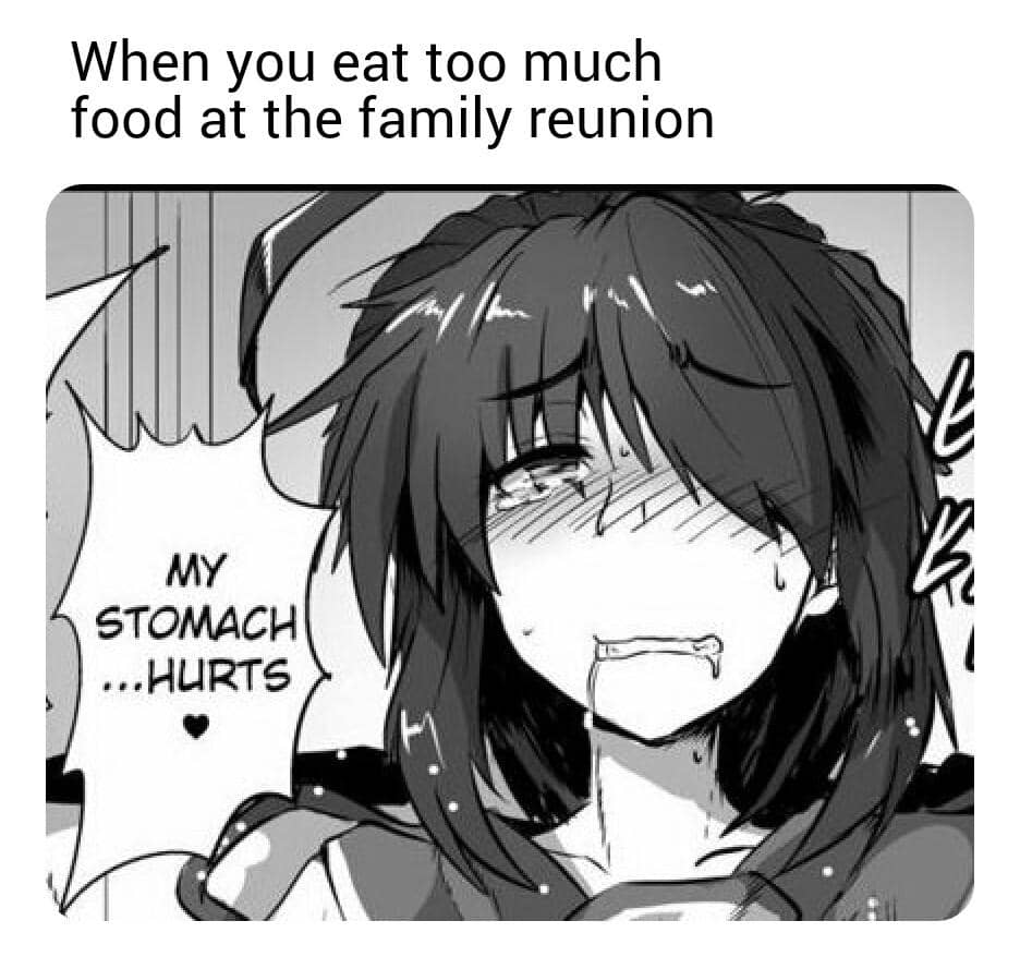 meme anime tentang perut