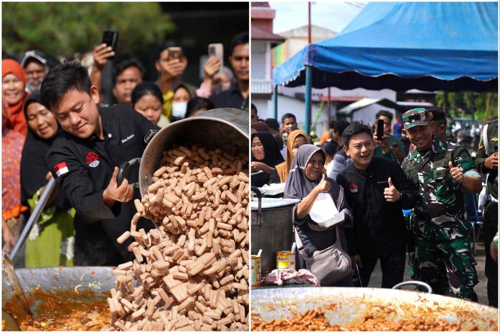 Bobon Santoso masak besar di Tapanuli Tengah