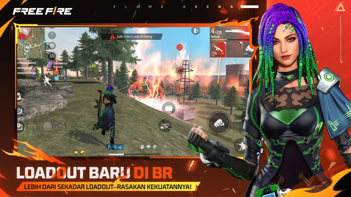 cuplikan gameplay Garena Free Fire