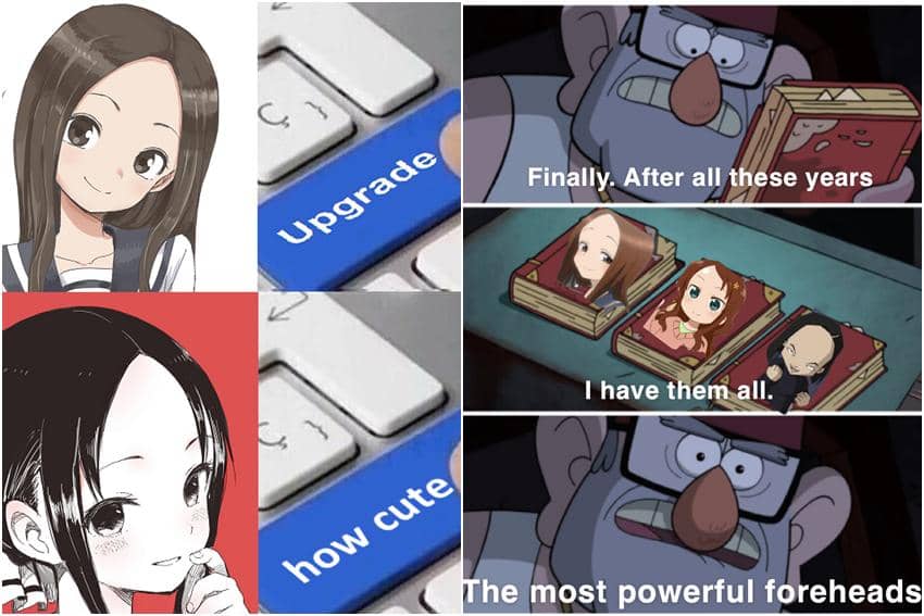 kolase meme anime tentang jidat