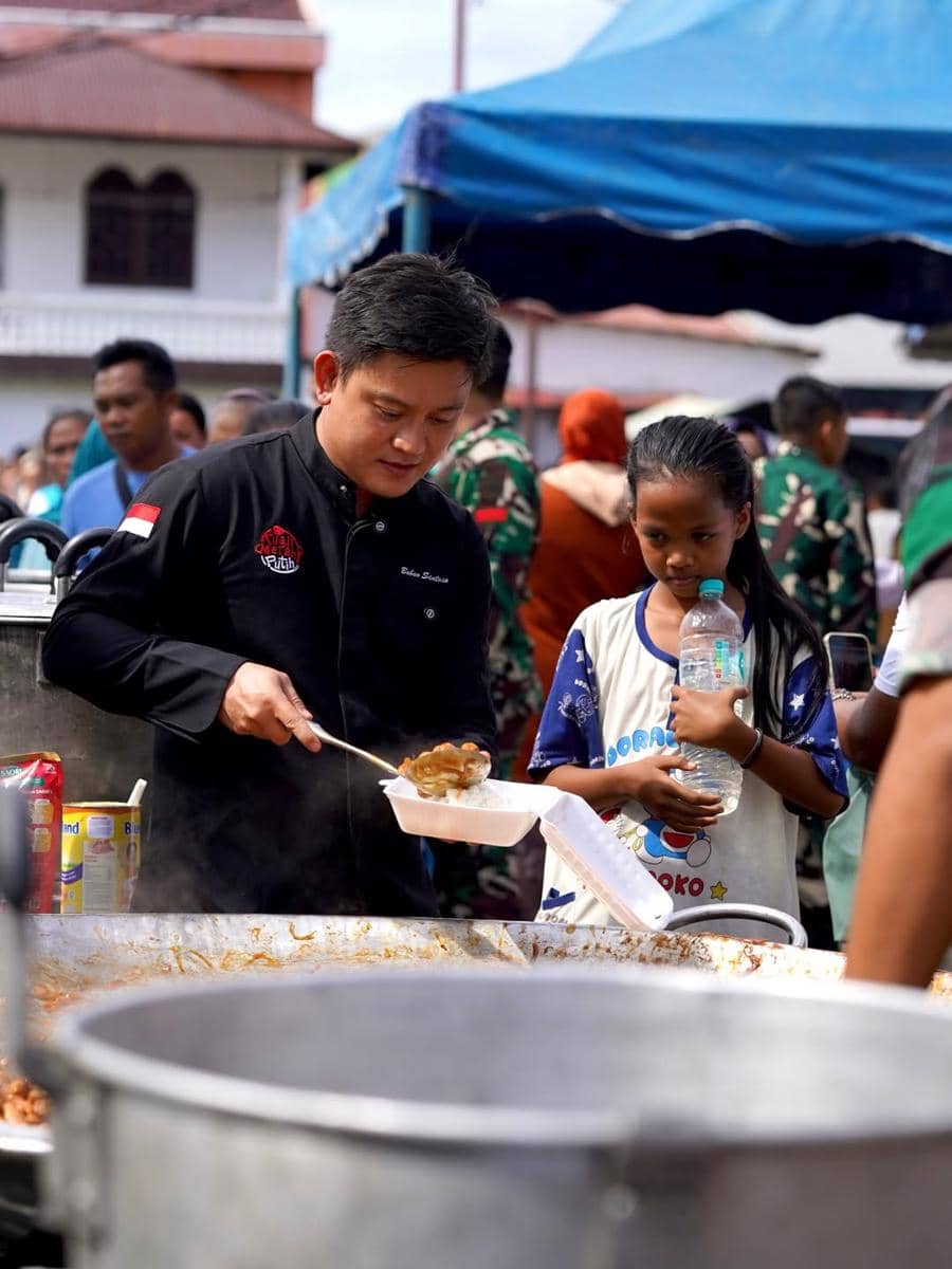 Bobon Santoso masak besar di Tapanuli Tengah