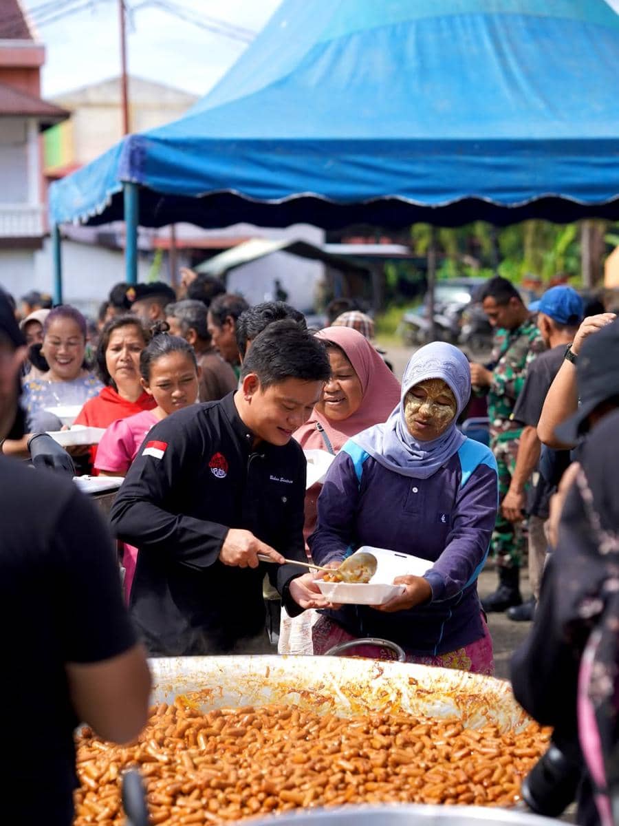 Bobon Santoso masak besar di Tapanuli Tengah