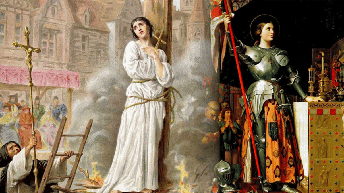 Ilustrasi potret Joan of Arc