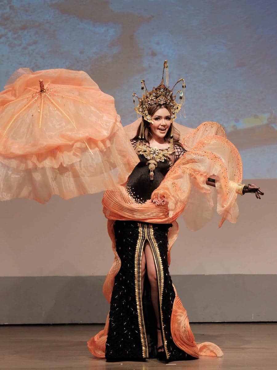 kostum nasional Rinanda Aprillya, Miss Charm Indonesia 2025