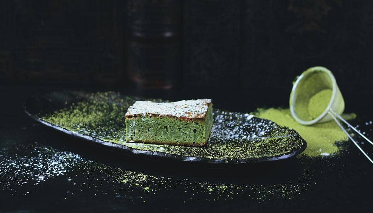 ilustrasi matcha dessert