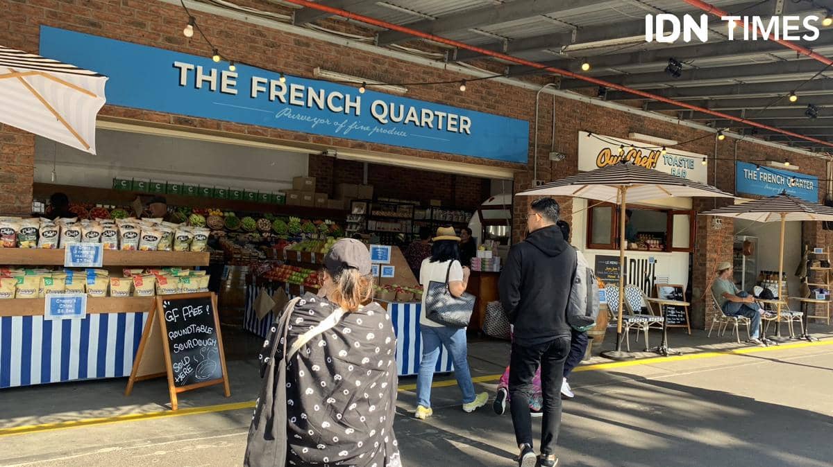 Potret South Melbourne Market, Victoria, Australia  