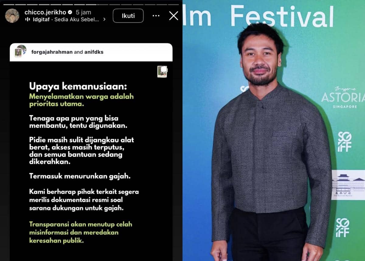 sederet artis protes gajah diturunkan bantu bersihkan puing banjir Aceh