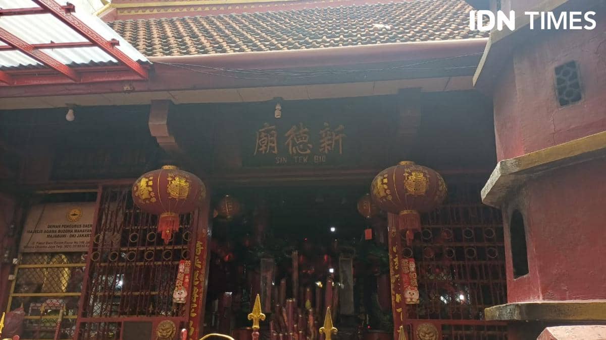 Potret Kelenteng Sin Tek Bio, Jakarta Pusat