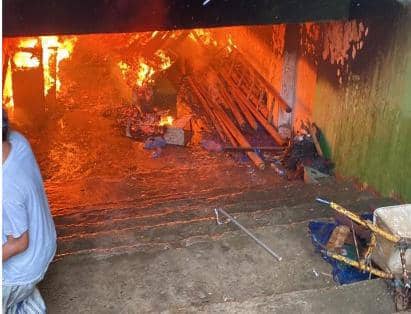 Kebakaran yang melanda basement Pesantren Al Mawaddah Ciganjur, Jakarta Selatan (Dokumentasi Damkar DKI Jakarta)