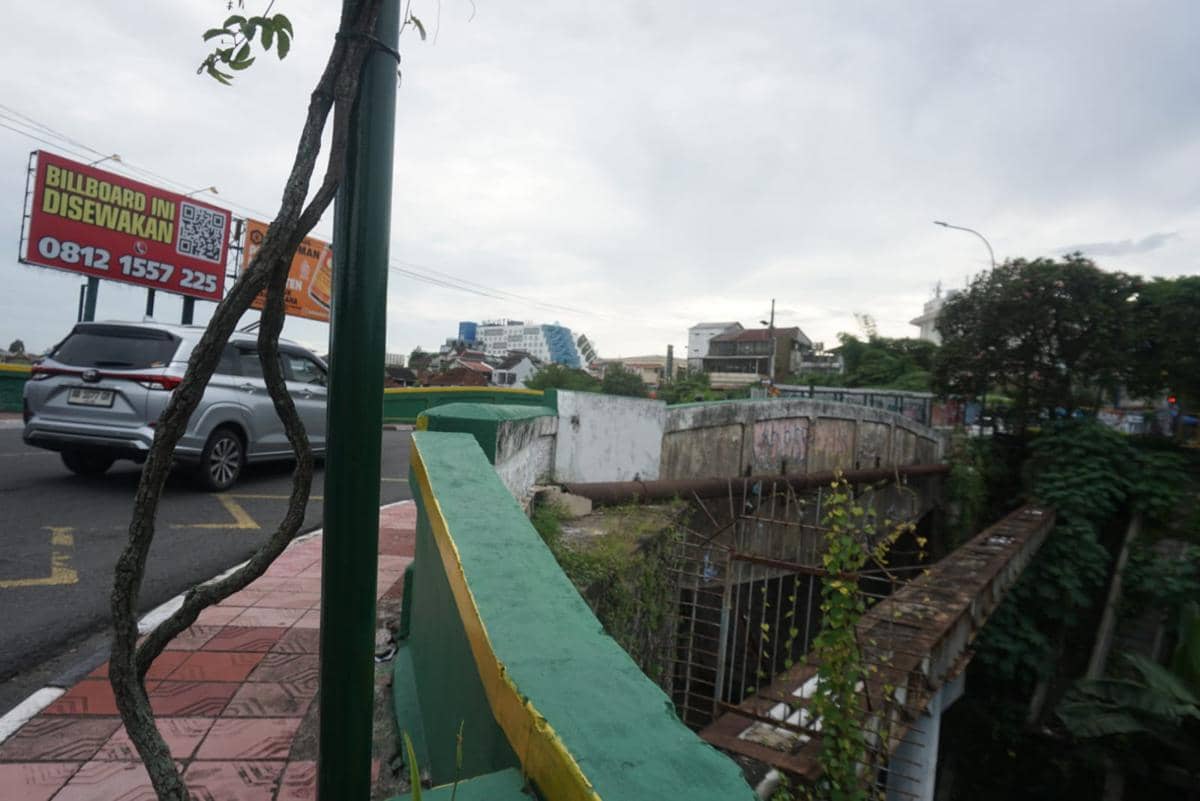 Potret Jembatan Kewek Yogyakarta.