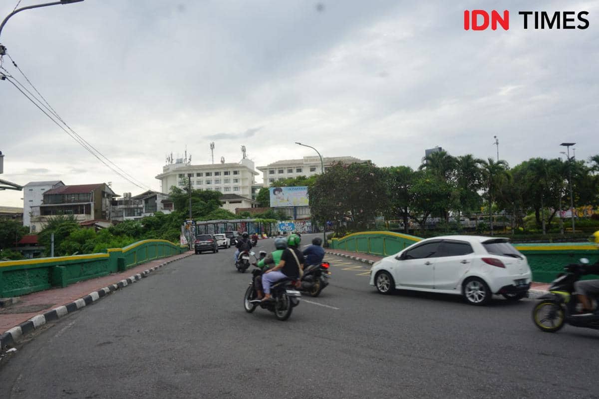 Potret Jembatan Kewek Yogyakarta.