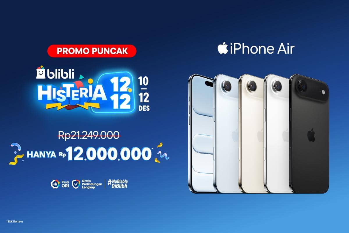 Histeria 12.12 Dapatkan iPhone Air 256GB dengan harga Rp12 Juta.jpg