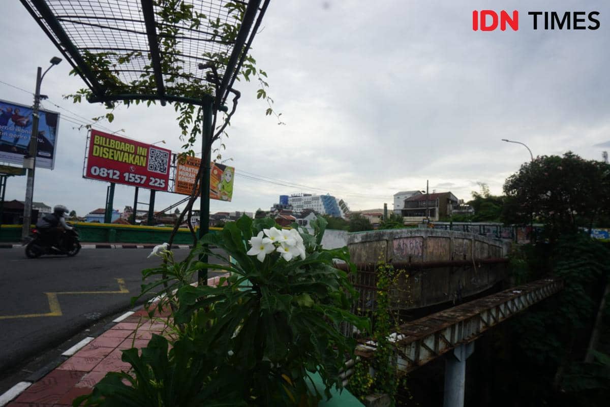 Potret Jembatan Kewek Yogyakarta.