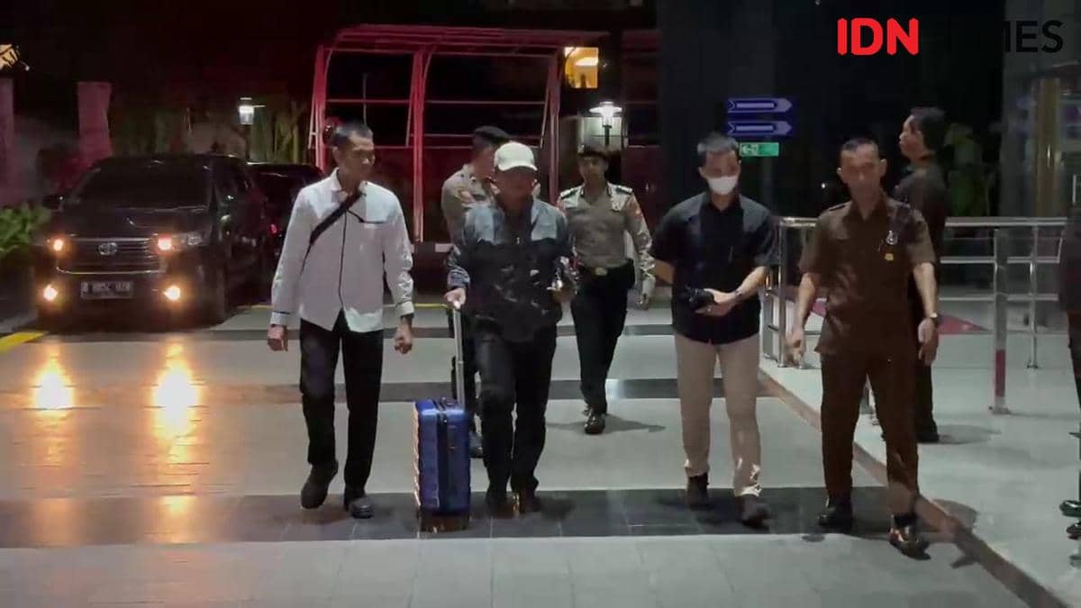 Bupati Lampung Tengah Ardito saat tiba di Gedung Komisi Pemberantasan Korupsi (KPK).