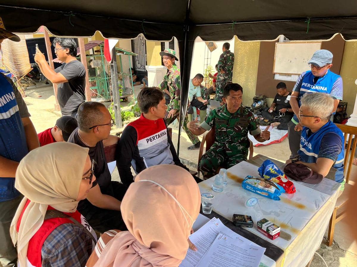 Pertamina menyalurkan bantuan ke Aceh Tamiang (dok.Pertamina)