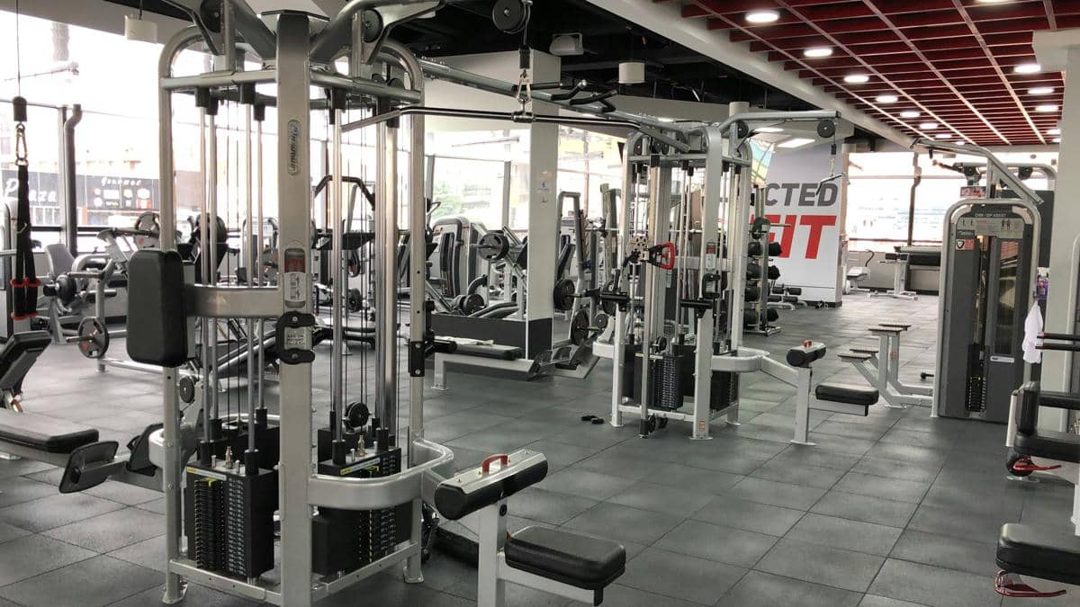 Suasana gym.