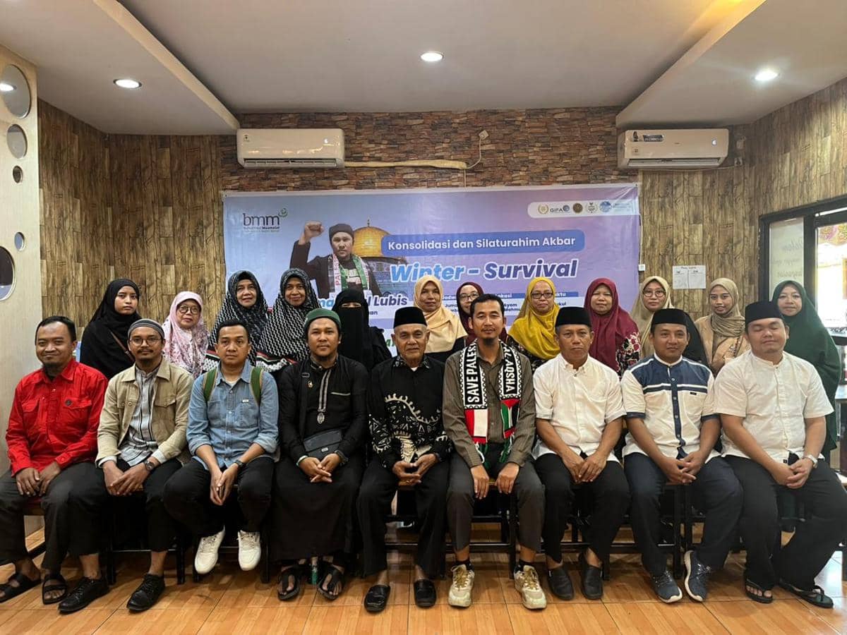 Konsolidasi dan silaturahim akbar Winter-Survival ke Palestina untuk misi kemanusiaan menyalurkan bantuan musim dingin (dok. BMM)