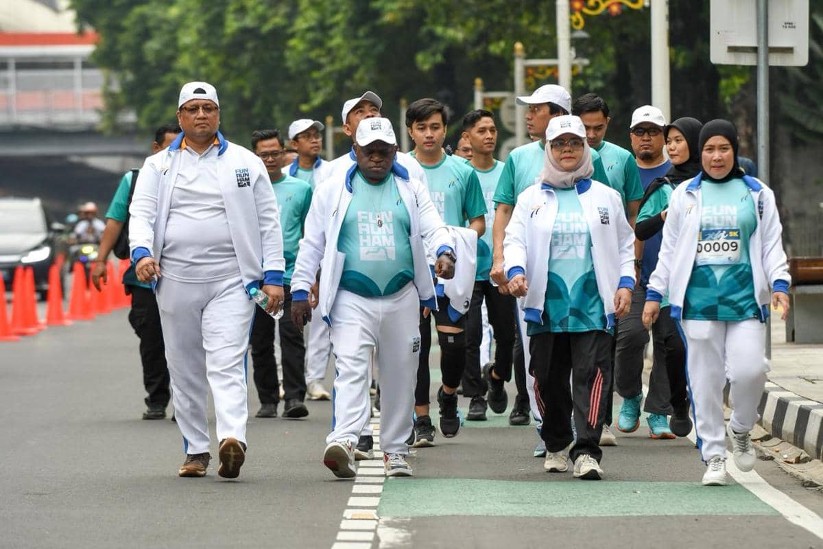 Fun Run HAM sukses dihelat di Kantor Kemen HAM
