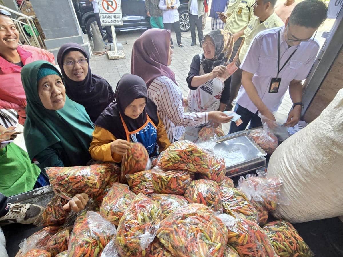 operasi pasar, cabai rawit, cabai merah, tpid jateng