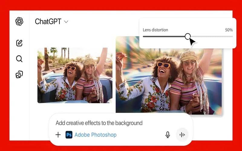 Adobe Photoshop untuk edit foto di ChatGPT
