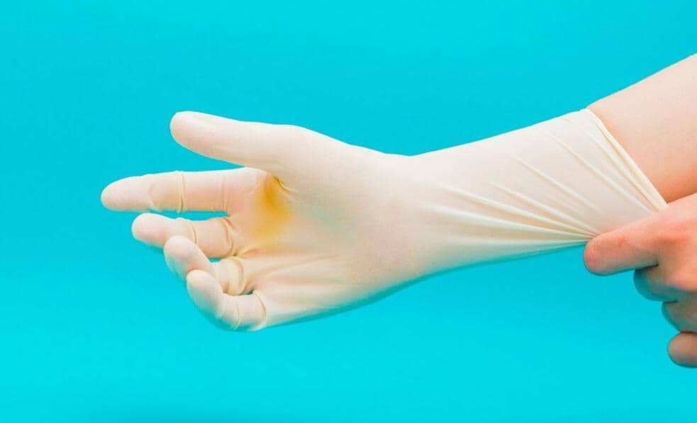 sarung tangan plastik