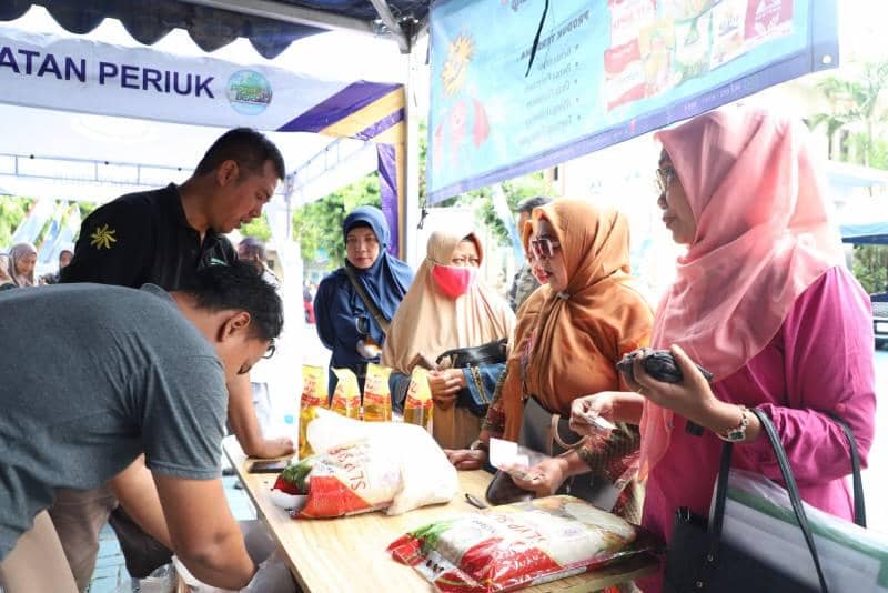 Ilustrasi pedagang sembako